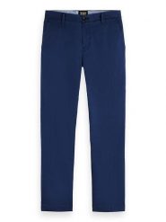 Scotch & Soda Spodnie chino w kolorze granatowym rozmiar: W38/L32. Niebieskie spodnie materiałowe męskie Scotch & Soda, bez wzorów. Za 113.10 zł.