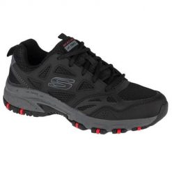 Buty trekkingowe męskie Skechers Hillcrest. Czarne buty trekkingowe męskie Skechers, z materiału, bez zapięcia. Za 328.00 zł.