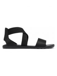 Sorel Skórzane sandały "Ella II" w kolorze czarnym rozmiar: 38,5. Czarne sandały damskie Sorel, bez wzorów, bez obcasa. Za 216.45 zł.