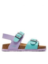 CMP Sandały Kids Raisho Sandal 3Q95674 Niebieski. Niebieskie sandały dziewczęce CMP, ze skóry, bez zapięcia. Za 149.99 zł.