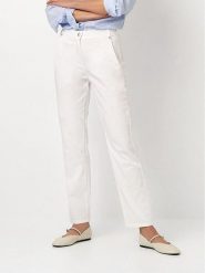 Toni Spodnie chino w kolorze białym rozmiar: W38. Białe spodnie materiałowe damskie Toni, bez wzorów. Za 173.99 zł.