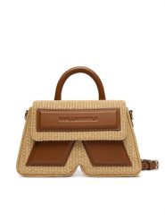 KARL LAGERFELD Torebka B2W30024 Beżowy. Brązowe torebki klasyczne damskie Karl Lagerfeld, bez wzorów, ze skóry, bez dodatków. Za 1,199.00 zł.