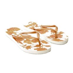 Japonki plażowe damskie Rip Curl Oceans Together 172. Białe klapki damskie Rip Curl, bez wzorów, bez obcasa. Za 35.99 zł.