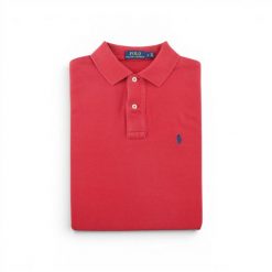 Second life - Polo Ralph Lauren koszulka męska z krótkim rękawem - Jak nowy. Czerwone koszulki polo męskie Ralph Lauren, l, bez wzorów, bez ramiączek. Za 127.76 zł.
