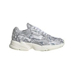 Buty sportowe Adidas Originals Falcon Off White/Grey Two/Cloud. Szare buty sportowe na co dzień damskie Adidas, bez wzorów. Za 279.00 zł.