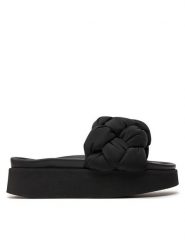 Inuikii Klapki Puffer Braided 70103-177 Czarny. Czarne klapki damskie Inuikii, bez wzorów, z materiału, bez obcasa. Za 919.99 zł.