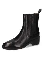 MELVIN & HAMILTON Skórzane botki "Hadley 2" w kolorze czarnym rozmiar: 39. Czarne botki damskie MELVIN & HAMILTON, eleganckie, bez obcasa, bez zapięcia. Za 478.62 zł.