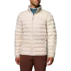 Kurtka COLUMBIA LAKE 22 II DOWN JACKET Beżowy. Brązowe kurtki męskie Columbia, bez wzorów, z syntetyku, sportowe, bez kaptura. Za 617.95 zł.