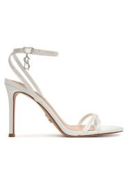 Steve Madden Sandały Jypsey-CNP 11005096 Écru. Sandały damskie Steve Madden, bez wzorów, z materiału, bez obcasa, na szpilce. Za 519.99 zł.