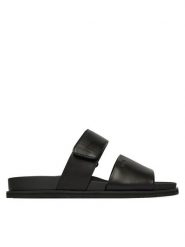 BOSS Klapki Hedrik 50563153 Czarny. Czarne klapki i japonki męskie Boss, ze skóry. Za 899.99 zł.