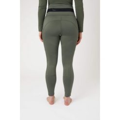Damskie legginsy jeździeckie z pełną przyczepnością B Vertigo Caitlin. Zielone legginsy damskie B VERTIGO, s, bez wzorów, z materiału. Za 328.95 zł.