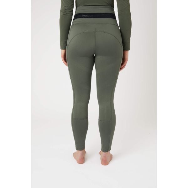 Damskie legginsy jeździeckie z pełną przyczepnością B Vertigo Caitlin. Zielone legginsy damskie B VERTIGO, s, bez wzorów, z materiału. Za 331.20 zł.