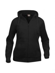 Clique Basic Hoody Full Zip Women – bluza z kapturem czarna – black. Czarne bluzy z kapturem damskie CLIQUE, s, z bawełny. Za 187.23 zł.