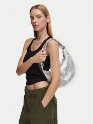 Adidas Torebka Adicolor Half Crescent Bag Metallic Pu KR1562 Srebrny. Szare torebki klasyczne damskie Adidas, bez wzorów, ze skóry, bez dodatków. Za 179.99 zł.
