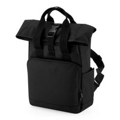 Plecak na komputer Bag Base. Czarne plecaki damskie BAGBASE, bez wzorów, z materiału. Za 85.65 zł.