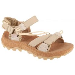 Sandały Merrell Speed Fusion Web Rmx J008136 beżowe beżowy. Brązowe sandały damskie bez wzorów, z gumy, bez obcasa. W wyprzedaży za 547.82 zł.