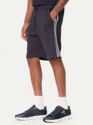Guess Szorty sportowe Z6YD05 K5008 Granatowy Regular Fit. Niebieskie szorty męskie Guess, z aplikacjami, z syntetyku, sportowe. Za 344.99 zł.
