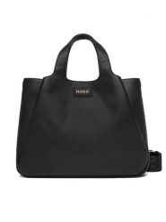HUGO Torebka 50557864 Czarny. Czarne torebki klasyczne damskie Hugo, bez wzorów, ze skóry, bez dodatków. Za 799.99 zł.