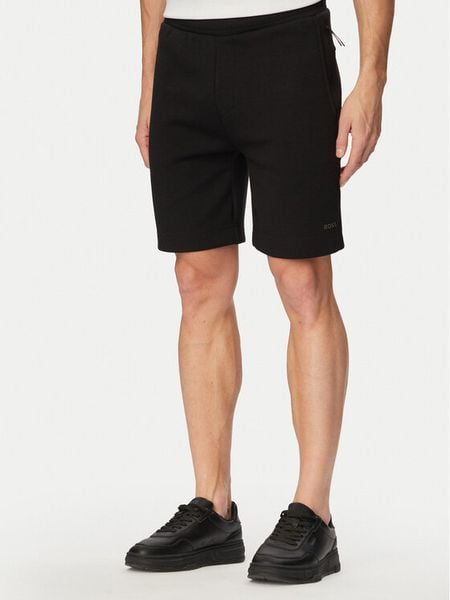 BOSS Szorty sportowe JT_Globe 50558970 Czarny Regular Fit. Czarne szorty męskie Boss, m, z syntetyku. Za 415.99 zł.