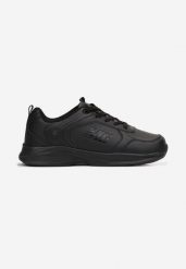 Czarno-Szare Buty Sportowe Thessarpia. Czarne buty sportowe na co dzień męskie Born2be, z dresówki, bez zapięcia. Za 109.99 zł.