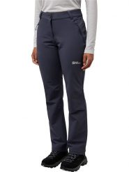 Jack Wolfskin Spodnie funkcyjne "Activate Thermic" w kolorze antracytowym rozmiar: 44/S. Czarne spodnie dresowe damskie Jack Wolfskin, s, z materiału, outdoorowe. Za 240.99 zł.