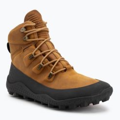 Buty barefoot męskie Vivobarefoot Tracker Winter II. Brązowe buty trekkingowe męskie VIVOBAREFOOT, bez zapięcia, trekkingowe. Za 839.99 zł.