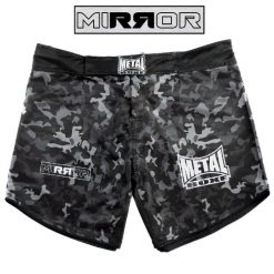 Krótka MMA Metal Boxe Mirror. Czarne szorty męskie METAL BOXE, bez wzorów, sportowe. Za 311.00 zł.