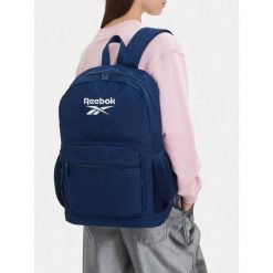 Plecak Reebok. Niebieskie plecaki damskie Reebok, bez wzorów. Za 99.99 zł.