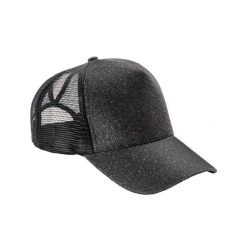 Czapka Z Daszkiem Dla Dorosłych Unisex New York Sparkle Trucker Cap. Żółte czapki męskie RESULT HEADWEAR, bez wzorów. Za 41.99 zł.