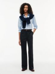 Tommy Hilfiger Spodnie Kobiety wiskoza (100%) niebieski, 38. Niebieskie spodnie materiałowe damskie Tommy Hilfiger, bez wzorów, z wiskozy, biznesowe. Za 529.95 zł.