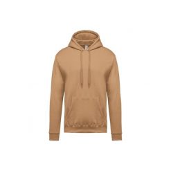 Bluza z kapturem Kariban. Brązowe bluzy z kapturem męskie KARIBAN, m. Za 175.00 zł.