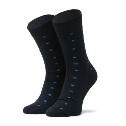 Skarpety długie Lasocki. Niebieskie skarpetki męskie Lasocki, bez wzorów. Za 14.99 zł.