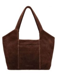 HIDE & STITCHES Skórzany shopper bag "Brazos" w kolorze brązowym - 47 x 27 x 15 cm rozmiar: onesize. Brązowe shopper bag damskie HIDE & STITCHES, bez wzorów, z materiału, na ramię, bez dodatków. Za 217.99 zł.