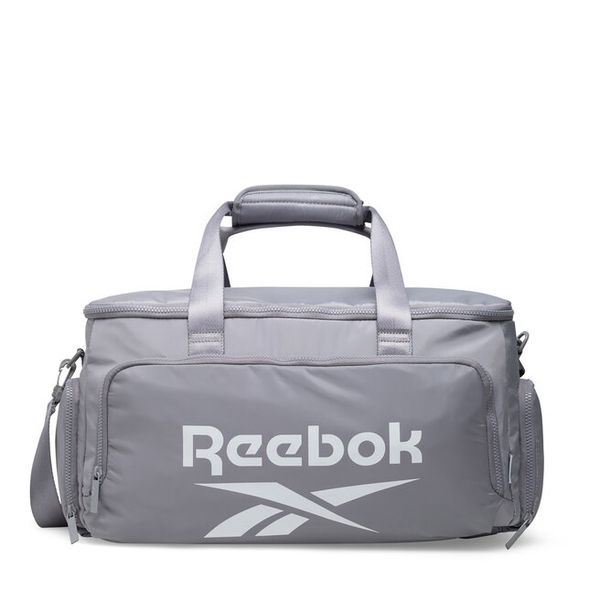 Torba Reebok. Szare torebki klasyczne damskie Reebok, bez wzorów, bez dodatków. Za 124.99 zł.