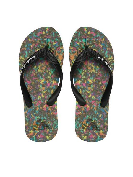 Quiksilver Japonki AQYL101309 Czarny. Czarne klapki i japonki męskie Quiksilver, z syntetyku. Za 99.99 zł.