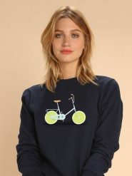 WOOOP Bluza w kolorze granatowym rozmiar: M. Niebieskie bluzy bez kaptura damskie Wooop, m. Za 100.99 zł.