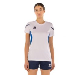 Koszulka Errea Corinne Koszulka Kr Damskie. Białe bluzki sportowe damskie ERREA, m, bez wzorów, z materiału, bez ramiączek. Za 194.00 zł.