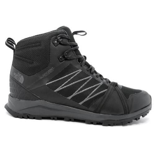 Buty trekkingowe męskie The North Face Litewave Fastpack II Mid WP. Czarne buty trekkingowe męskie The North Face, z materiału, za kostkę, bez zapięcia, trekkingowe. Za 549.00 zł.