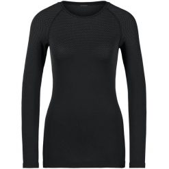 Bluza termoaktywna damska Odlo Performance Light Eco BL Top Crew Neck LS. Czarne bluzy bez kaptura damskie Odlo, l, bez wzorów, bez kaptura. Za 244.99 zł.