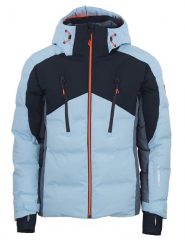 Peak Mountain Kurtka narciarska "Cordiere" w kolorze błękitno-granatowym rozmiar: XXL. Niebieskie kurtki narciarskie i snowboardowe damskie Peak Mountain, m, bez wzorów, bez kaptura, narciarskie. Za 546.48 zł.