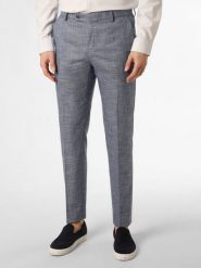 Finshley & Harding Spodnie - Mitch Mężczyźni Modern Fit niebieski, 56. Niebieskie spodnie materiałowe męskie Finshley & Harding. Za 399.95 zł.