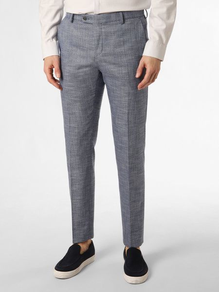 Finshley & Harding Spodnie - Mitch Mężczyźni Modern Fit niebieski, 56. Niebieskie spodnie materiałowe męskie Finshley & Harding. Za 399.95 zł.