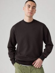 Levi's Bluza w kolorze czarnym rozmiar: XXL. Czarne bluzy bez kaptura męskie Levi's, s, z bawełny. Za 116.32 zł.