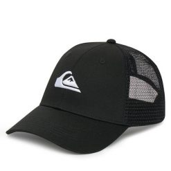 Czapka z daszkiem Quiksilver. Czarne czapki męskie Quiksilver, bez wzorów. Za 79.99 zł.