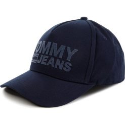 Czapka z daszkiem TOMMY JEANS - Tju Flock Cap AU0AU00364 496. Niebieskie czapki męskie Tommy Jeans, bez wzorów, z bawełny. W wyprzedaży za 119.00 zł.