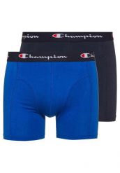 . Niebieskie bokserki męskie CHAMPION, bez wzorów, z materiału. Za 49.99 zł.