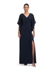 Vera Mont Sukienka w kolorze granatowym rozmiar: 38. Niebieskie sukienki damskie Vera Mont, bez wzorów, bez kołnierzyka, bez ramiączek, maxi. Za 404.99 zł.
