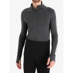 Bluza termoaktywna męska Icebreaker 260 ZoneKnit LS Half Zip. Szare bluzy bez kaptura męskie Icebreaker, m. Za 632.55 zł.