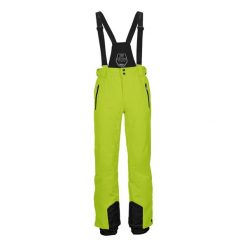Spodnie narciarskie z odpinanymi szelkami męskie Killtec Enosh. Żółte spodnie materiałowe męskie KILLTEC, bez wzorów, z materiału. Za 499.99 zł.