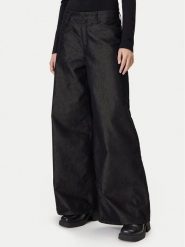 KARL LAGERFELD Jeansy A4W10097 Czarny Wide Leg. Czarne jeansy damskie Karl Lagerfeld. Za 679.99 zł.